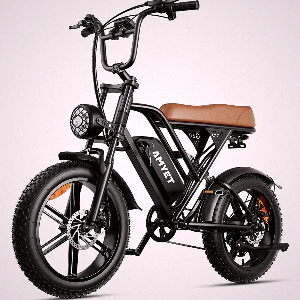 AMYET G60 Electric Bike E-Bike 1500W 48V 20AH Adult Bicycle Fat Tire Dual Shock