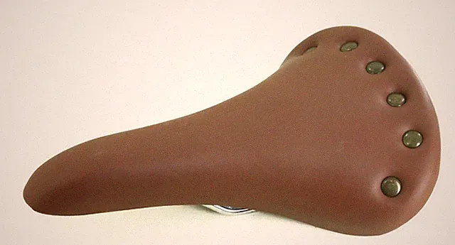 Brown Hybrid Urban Commuter Hybrid Bike Saddle Seat Brown Riveted NEW