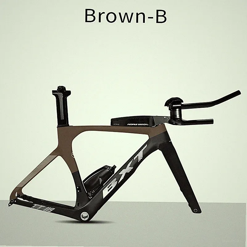 Carbon Time Trial Frame Carbon Fiber Triathlon Bike Aero Racing Bicycle Frameset