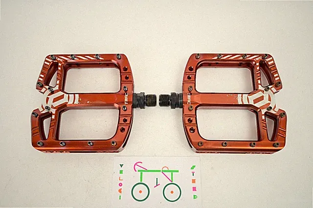 Deity TMAC Signature Tyler McCaul Flat Platform MTB Bike Pedals - Bronze