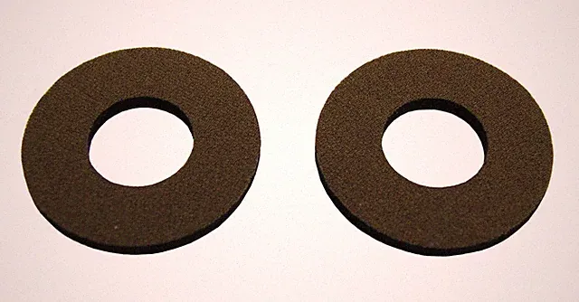 FLITE old school BMX bicycle foam grip donuts CHOCOLATE BROWN
