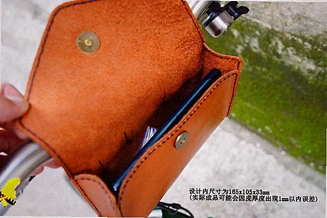 For Brompton Fold Bike Leather Front Carrier S Bag Bicycle Carrier Messenger Bag