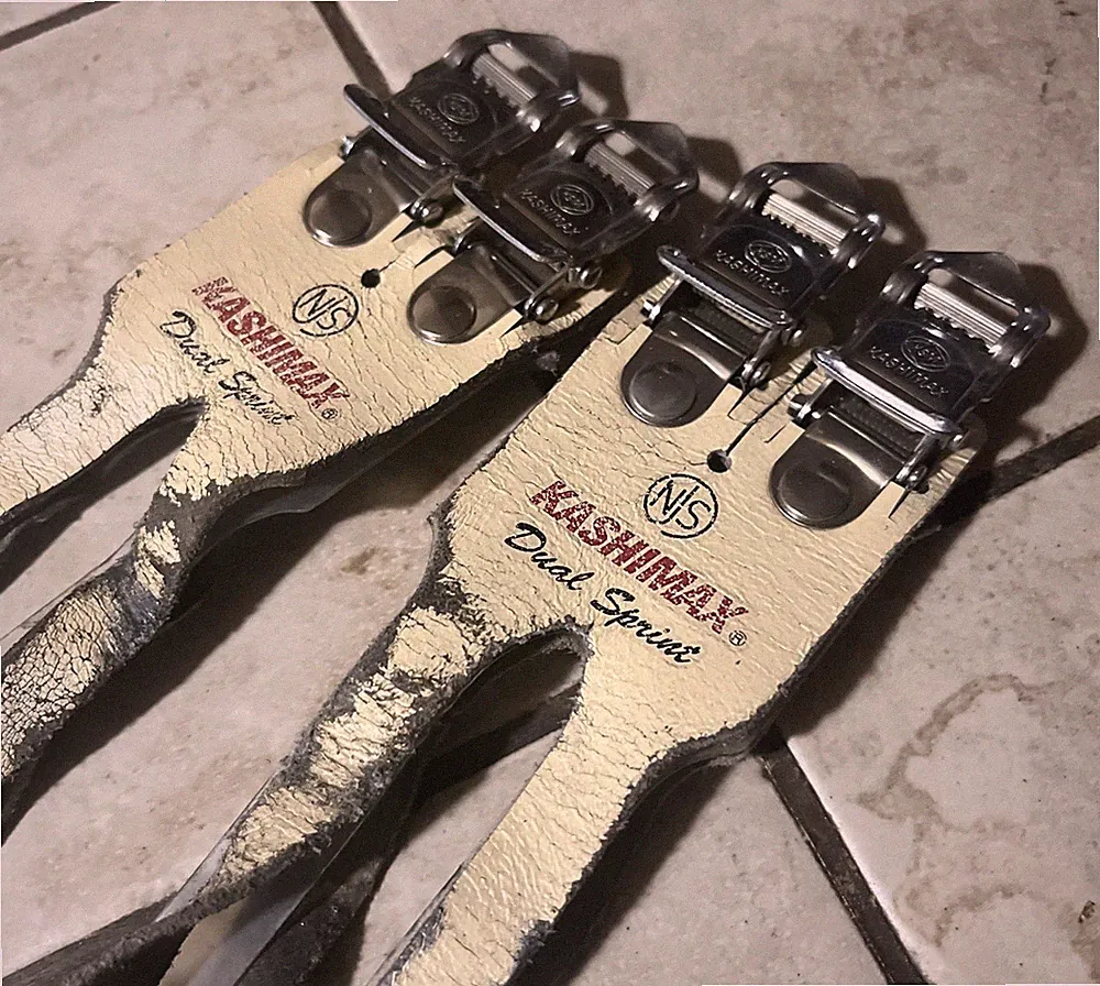 Kashimax NJS double toe straps Dual Track Bike Fixed Gear Parts Only