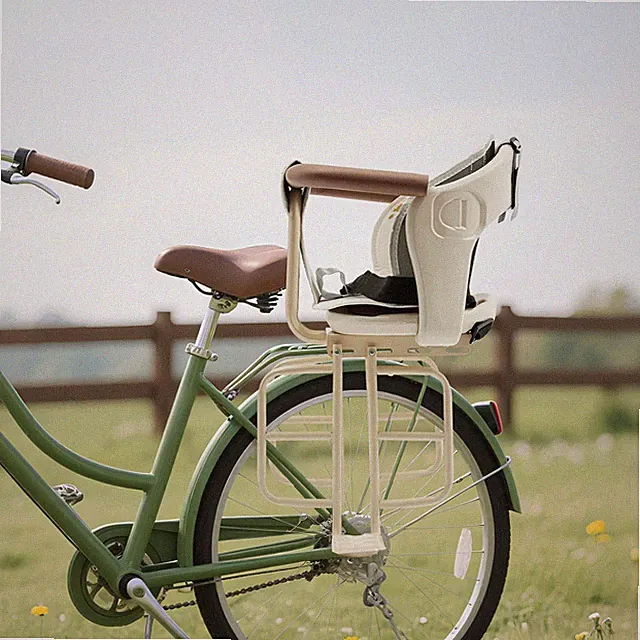 Kid's Bike Seat Bike Chair for Kids Bicycle Child Seat 34*34*48cm w/Seat Cushion