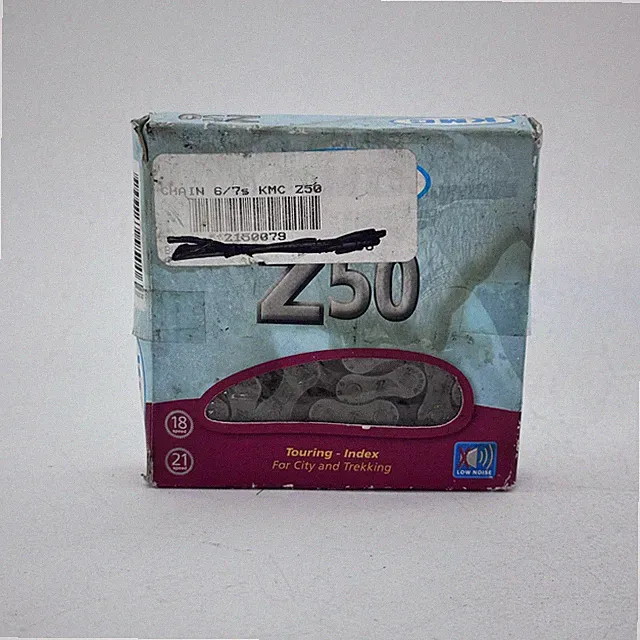 KMC Z50 Bicycle Chain 6 7 Speed 1/2 X 3/32 116 Links Gray Brown Touring City A52