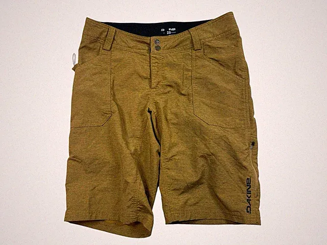 Orange Brown Dakine Biking Mountain Biking Shorts Men's Size 28