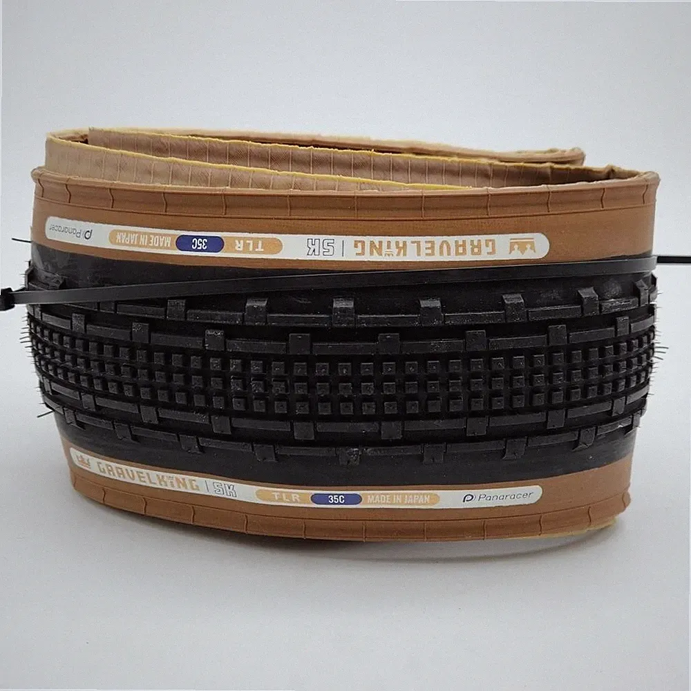 Panaracer GravelKing SK 700 x 35 Tubeless Folding Bicycle Tire Black/Brown
