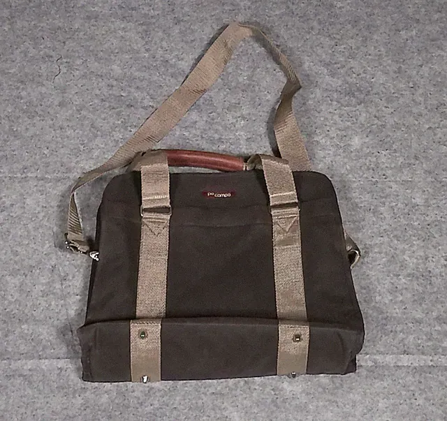 Po Campo Bike Handlebar Bag Dark Brown Cycling Commuter Convertible
