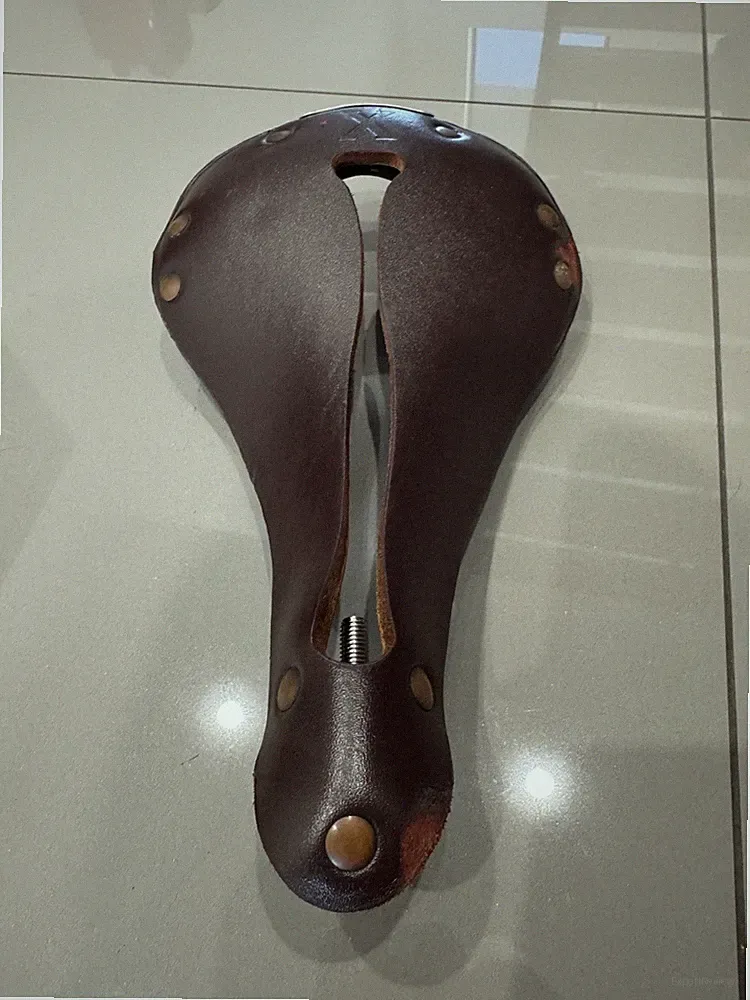 SELLE ANATOMICA X 1 Oxblood Copper Leather Saddle Brown Fixed Gear Track Bike