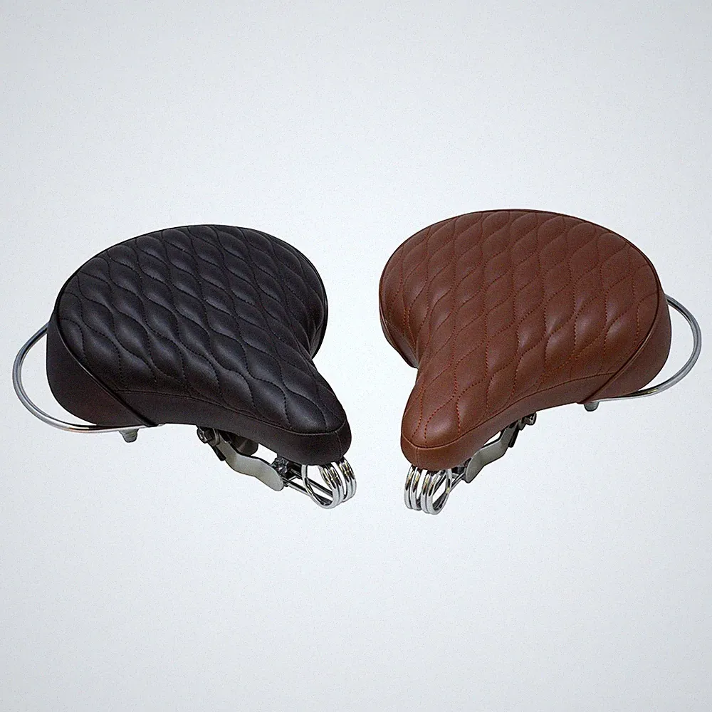 Velo Beach Cruiser Chopper Bicycle Saddle Seat Diamond Stitched Web Spring Bike