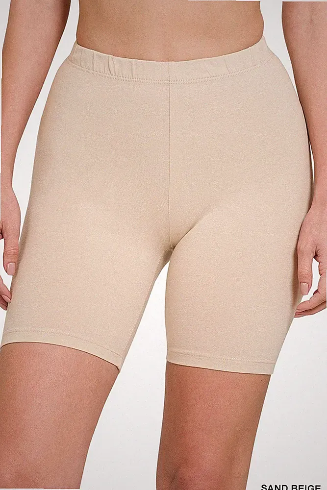 Womens Fitness Bike Shorts Soft Stretch Cotton Spandex Leggings Workout Yoga