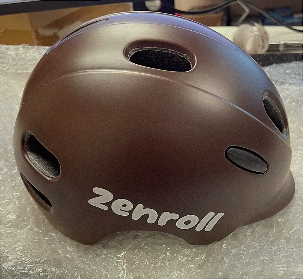 ZENROLL--BICYCLE HELMET--SMALL--43-53 CM BROWN